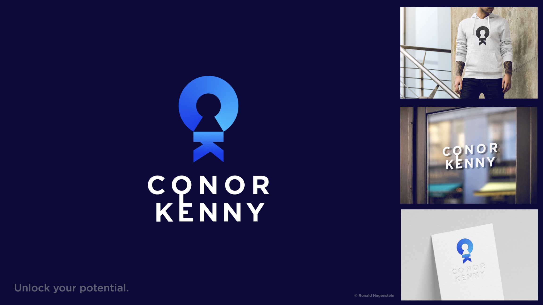 Conor Kenny logo and merchandise