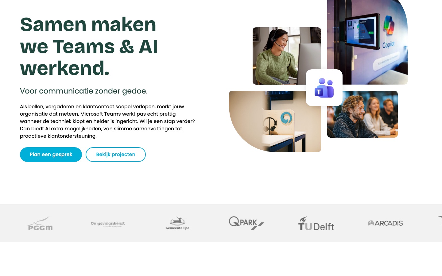 Homepage of communicativ.nl